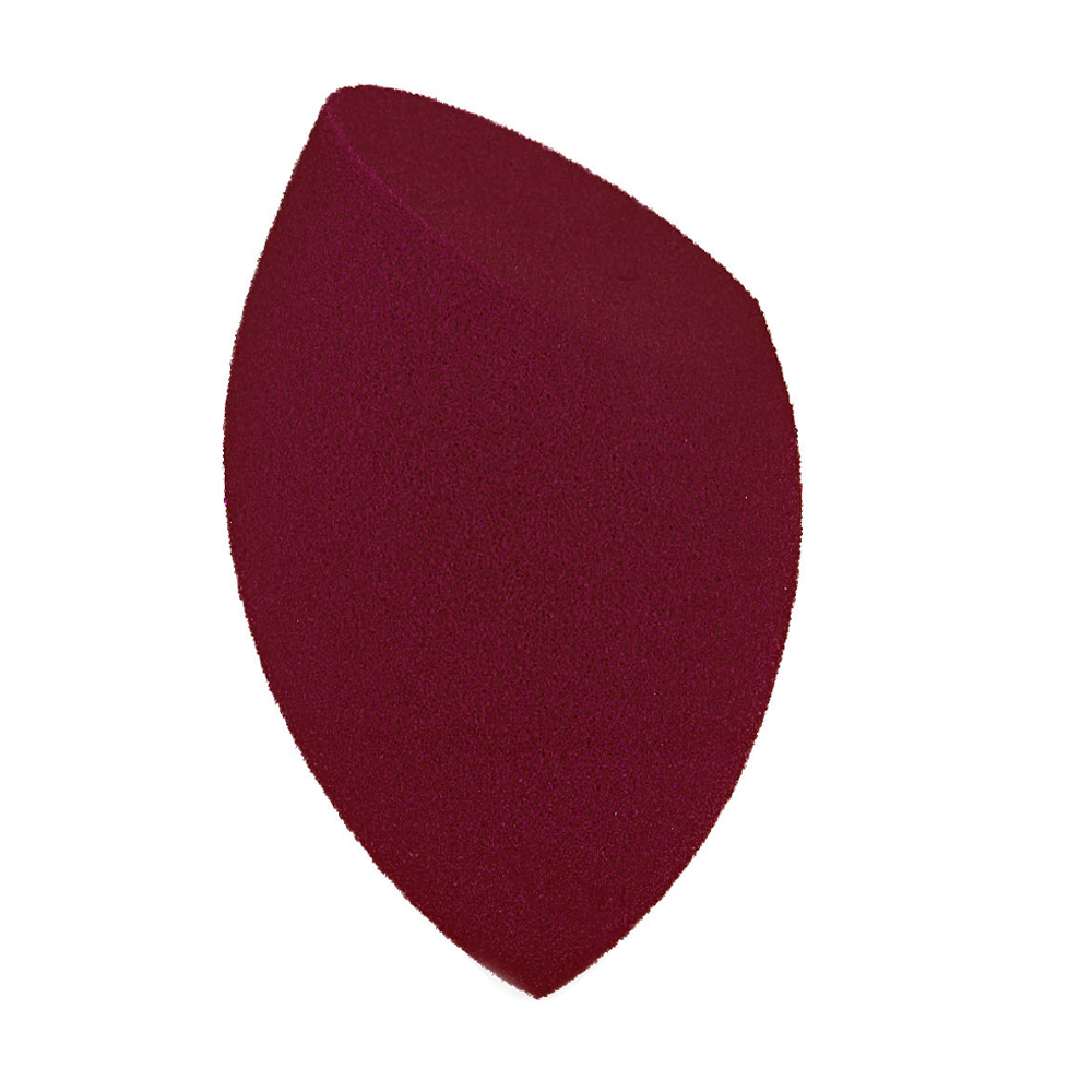 Скошений спонж для макіяжу Bless Beauty Puff Make Up Sponge, бордовий